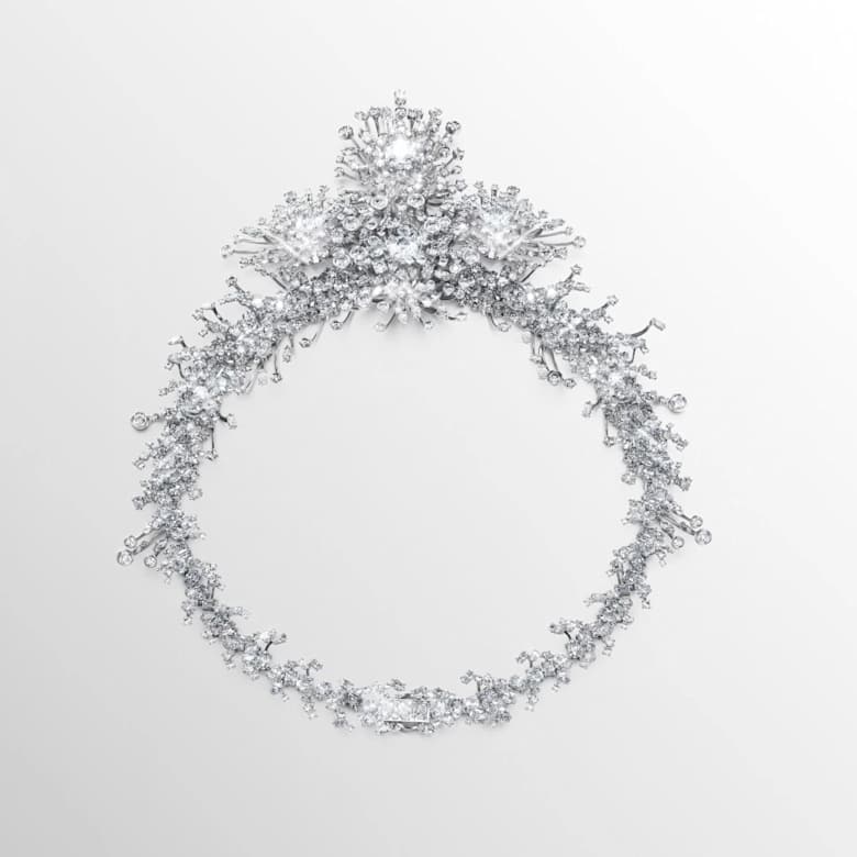 Galaxy necklace, Lab-grown diamonds 156.62 ct tw, Mixed shapes