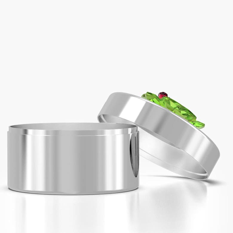 Idyllia クローバーとテントウムシ デコレーションボックス | Swarovski