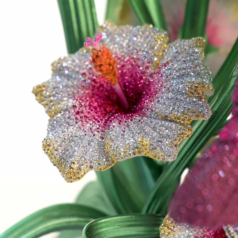 Swarovski ハイビスカス Crystal Myriad トロピカルシーン | Swarovski