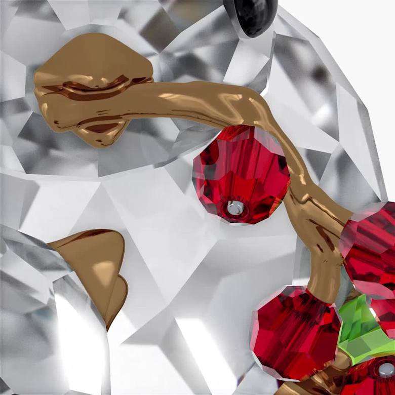 Idyllia Bird Couple and Berries | Swarovski