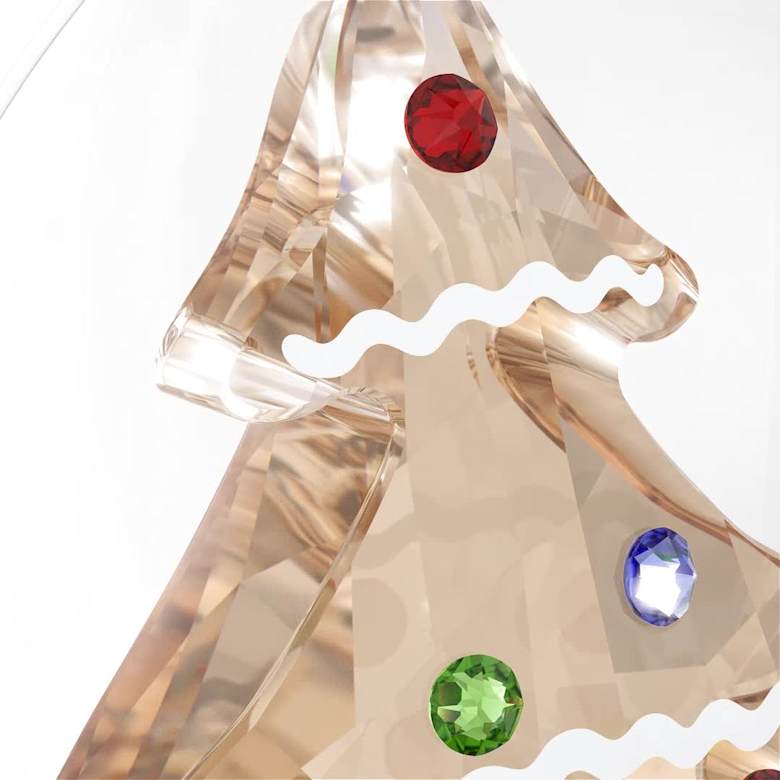 Holiday Cheers ツリーとスノーマン ボールオーナメント | Swarovski