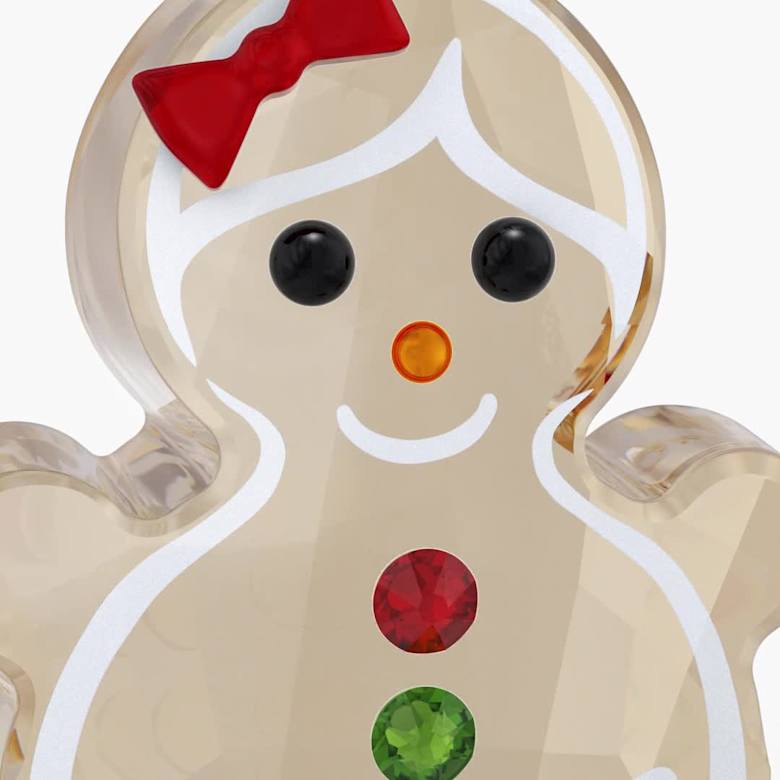 Holiday Cheers Gingerbread Ornament Set | Swarovski