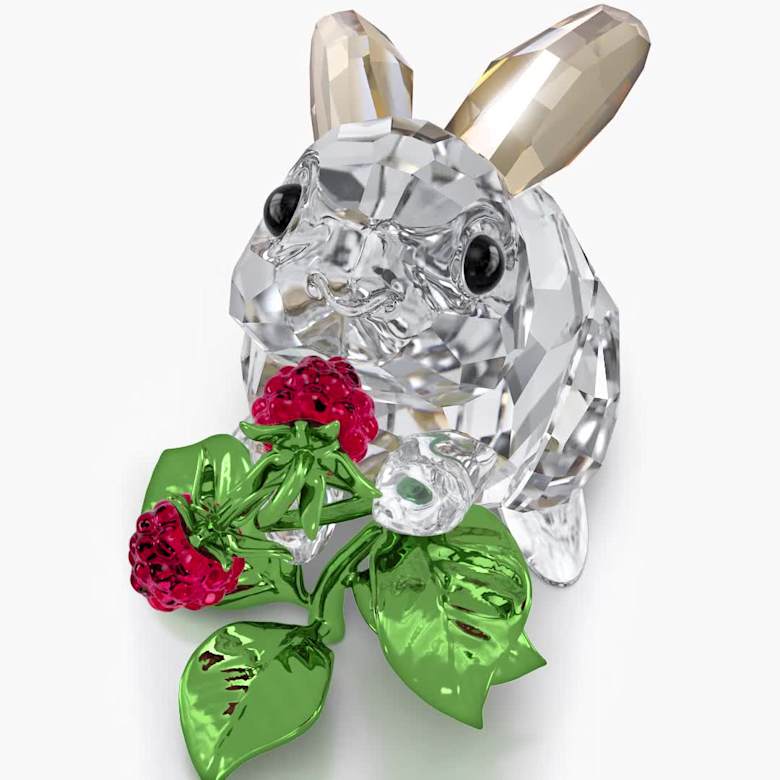 Idyllia ウサギと木イチゴ | Swarovski