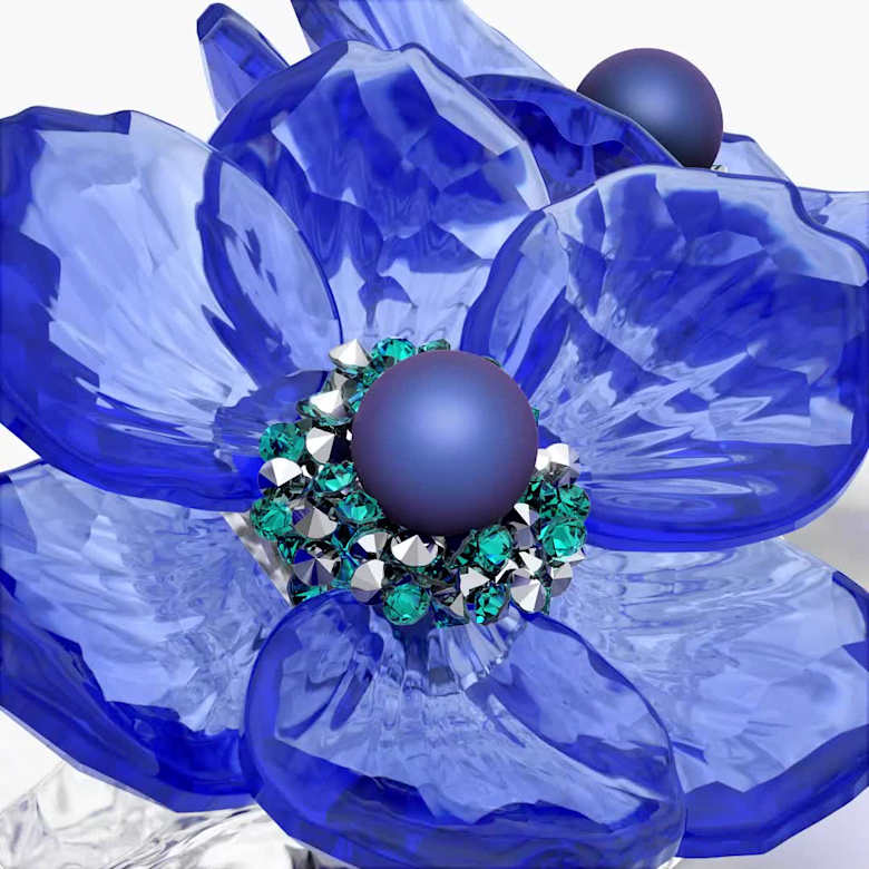 Idyllia SCS Anemone Coronaria Flower | Swarovski