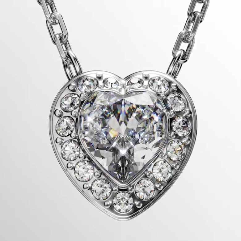 【極美品】 Ariana Grande × Swarovski ハートペンダント Ariana Grande x Swarovski pendant, Mixed cuts, Heart, White