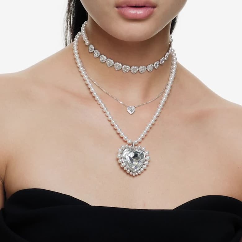 Choker Ariana Grande x Swarovski, Tăieturi mixte, Perlă de cristal