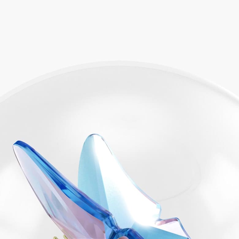 Idyllia ガラスボール 蝶と花 | Swarovski
