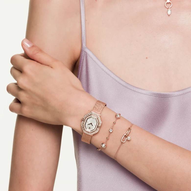 Constella ブレスレット, クリスタル・パール, ラウンドカット