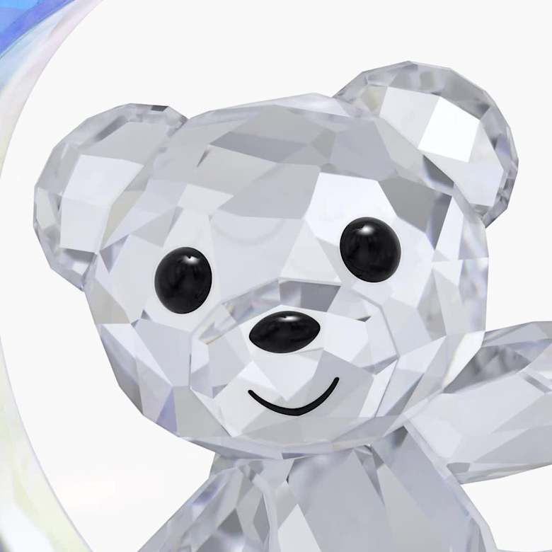 Krisベア Moon オーナメント, ホワイト | Swarovski