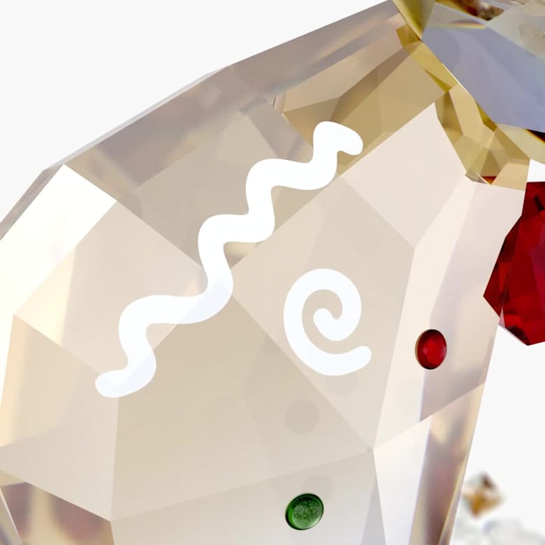 SCS Annual Edition Ball Ornament 2026, Gold tone | Swarovski
