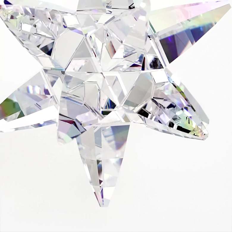 SWAROVSKI スター オーナメント シマー (M) Amazon.co.jp: スワロフスキー シマー スター オーナメント M マルチ