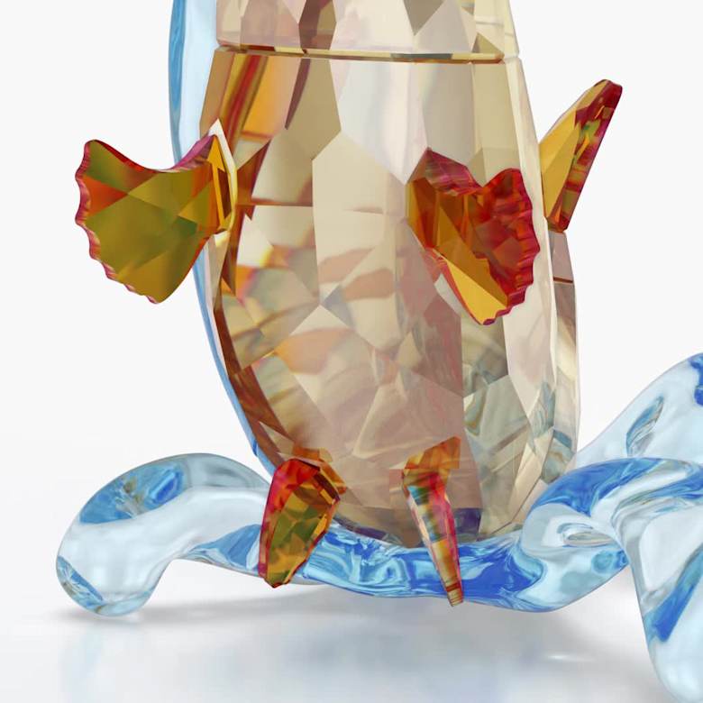 Asian Symbols 黄金の錦鯉, マルチカラー | Swarovski