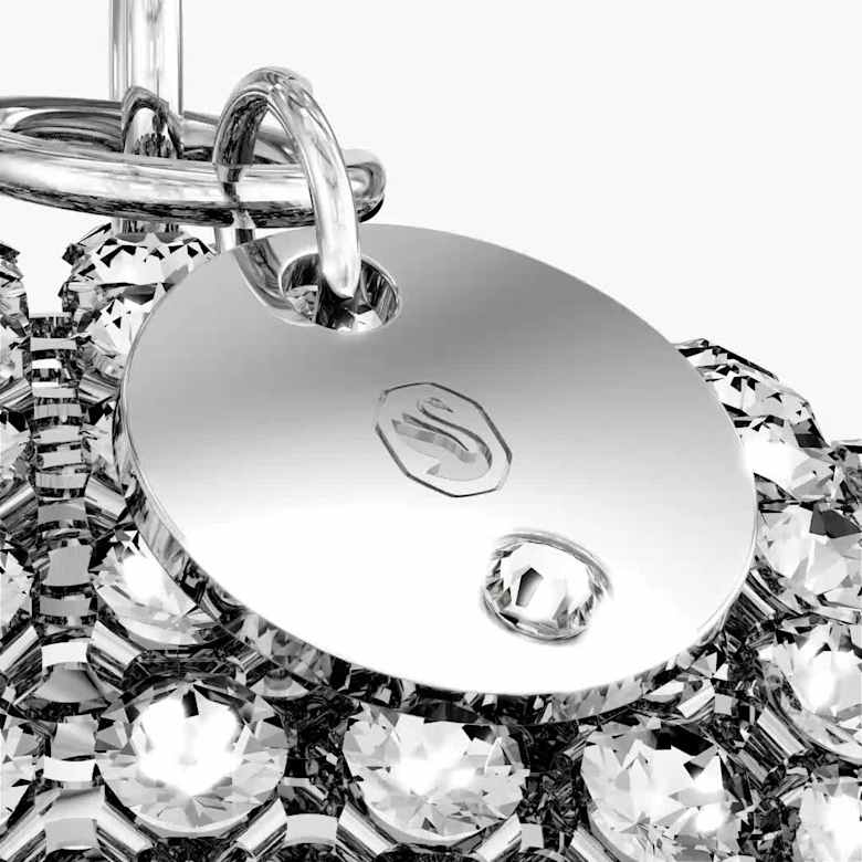 Holiday Magic Classics Crystal Mesh Ball Ornament, Silver tone