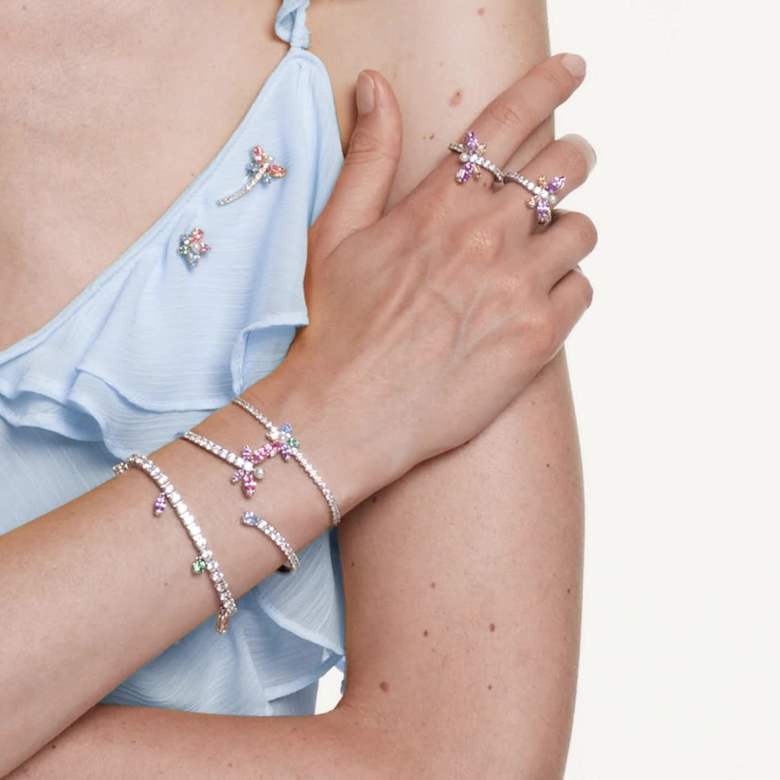 Ariana Grande x Swarovski bangle, Mixed cuts, Dragonfly