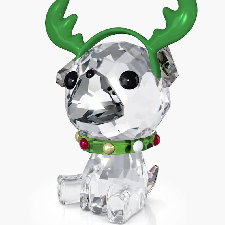 Holiday Cheers パグ | Swarovski