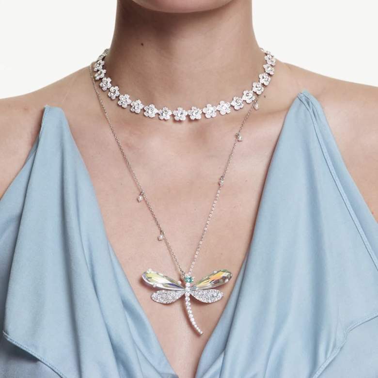 Ariana Grande x Swarovski ネックレス, ラウンドカット, フラワー