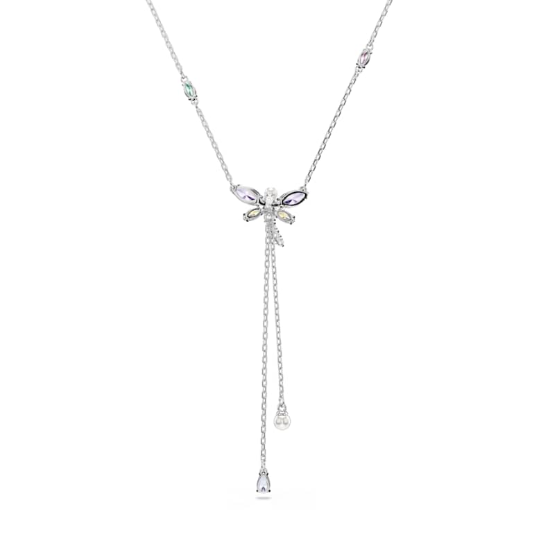 Ariana Grande x Swarovski Y字型ネックレス, ミックスカット, トンボ