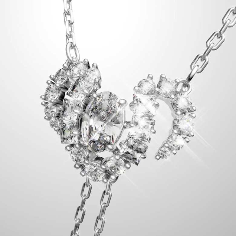 Panasonic ＆　New Yorker ネックレスset♡ Chinese Zodiac necklace, Mixed cuts, White, Rhodium plated | Swarovski