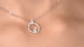 Creativity pendant, White, Rhodium plated - Swarovski, 5198686