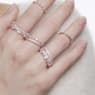 Vittore ring, Marquise cut, White, Rose gold-tone plated - Swarovski, 5366573