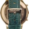 Octea Lux Chrono watch, Swiss Made, Leather strap, Green, Rose gold-tone finish - Swarovski, 5452498