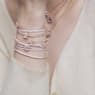 Swarovski Sparkling Dance bangle, Round cut, White, Rose gold-tone plated - Swarovski, 5497483
