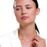 Swarovski Infinity necklace, Heart, White, Mixed metal finish - Swarovski, 5518868