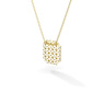 Exalta necklace, White, Gold-tone plated - Swarovski, 5558691