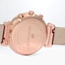Passage Chrono Uhr, Schweizer Produktion, Lederarmband, Rot, Roségoldfarbenes Finish - Swarovski, 5580345