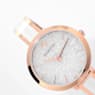 Crystalline Delight watch, Swiss Made, Metal bracelet, White, Rose gold-tone finish - Swarovski, 5580541