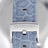 Octea Lux Chrono watch, Swiss Made, Leather strap, Blue, Stainless steel - Swarovski, 5580600