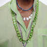 Millenia Tennis necklace, Oversized crystals, Octagon cut, White, Rhodium plated - Swarovski, 5599149
