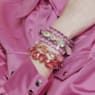 Chroma Tennis bracelet, Magnetic closure, Mixed cuts, Multicolored, Rhodium plated - Swarovski, 5616383
