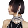 Hyperbola cocktail ring, Mixed cuts, Black, Rhodium plated - Swarovski, 5620657