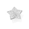 Stella ring, Mixed cuts, Star, Large, White, Rhodium plated - Swarovski, 5626374