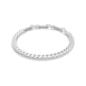 Dextera ketting, Statement, Gemengde schakels, Wit, Rodium toplaag - Swarovski, 5639333