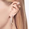 Constella Ohrstecker, Rundschliff, Weiß, Goldlegierungsschicht - Swarovski, 5642595