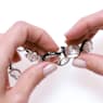Harmonia Uzatıcı, Yastık kesim, Altın rengi, Altın rengi kaplama - Swarovski, 5645626