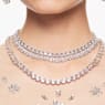 Body jewel, Set (3), Mixed cuts, Flower, White - Swarovski, 5651981