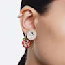 Dextera กำไล, ทรงแปดเหลี่ยม, ขาว, เคลือบโทนสีทอง - Swarovski, 5652336
