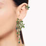 Gema ドロップピアス, ミックスカット, グリーン, ゴールドトーン・プレーティング - Swarovski, 5652801