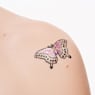 Body jewel, Set (2), Butterfly, Multicolored - Swarovski, 5653523