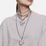 Dextera ketting, Pavé, Gemengde schakels, Wit, Rodium toplaag - Swarovski, 5655638