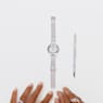 Crystalline Wonder watch, Swiss Made, Metal bracelet, Silver tone, Stainless steel - Swarovski, 5656929