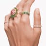Idyllia cocktail ring, Turtle, Multicolored, Gold-tone plated - Swarovski, 5657286
