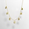 Stilla necklace, Mixed cuts, Multicolored, Gold-tone plated - Swarovski, 5662918