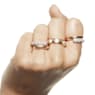 Bracelet-jonc Dextera, Tailles variées, Blanc, Placage de ton or - Swarovski, 5663260