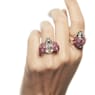 Zapestnica Idyllia, Pikapolonica, Rdeča, PVD zlatega odtenka - Swarovski, 5666238