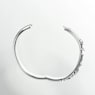 Dextera Armreif, Verschiedene Schliffe, Weiß, Rhodiniert - Swarovski, 5671193
