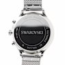 Nova Chrono watch, Swiss Made, Metal bracelet, Silver tone, Stainless Steel - Swarovski, 5677503